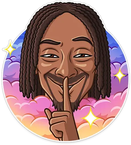  Telegram Sticker 13 From Collection Snoop Dogg Cartoon Png Snoop Dogg Transparent