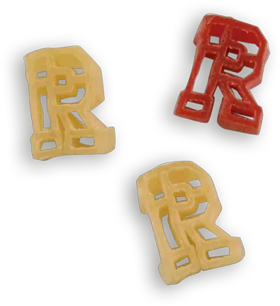  Download Hd Rutgers Block R Pasta Shapes Gingerbread Solid Png Gingerbread Png