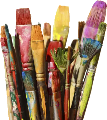  Paint Brushes And Canvas Paint Brushes Png Paint Brushes Png