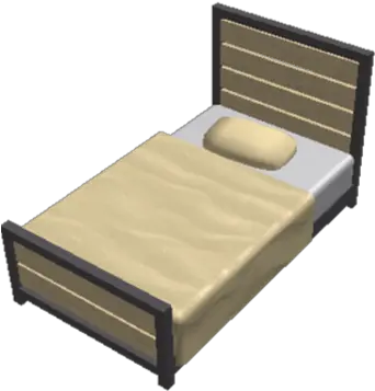  Industrial Single Bed Welcome To Bloxburg Wikia Fandom Bloxburg Bed Png Bed Transparent