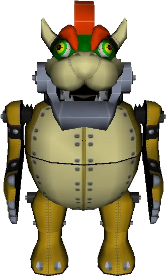  Gamecube Mario Power Tennis Mecha Bowser The Models Mecha Bowser Png Bowser Transparent