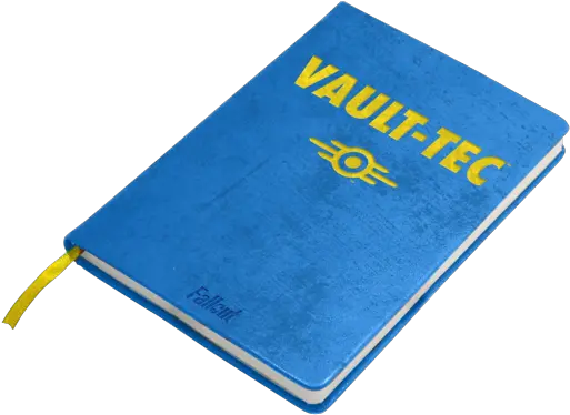  Fallout Notebook Vault Tec Document Png Fallout 2 Logo