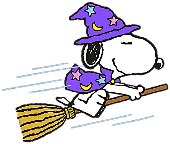  Cute Colorful Wizard Snoopy Star Moon Snoopy Halloween Png Cute Halloween Png