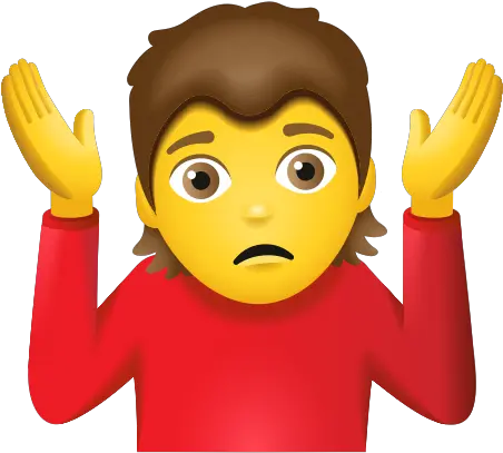  Person Shrugging Icon Png Shrug Emoji Transparent