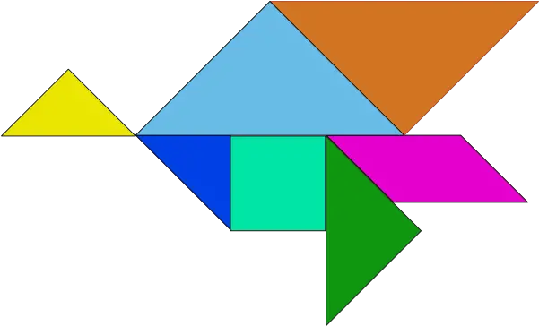  Filetangram Bird Flying 001svghipng The Work Of Godu0027s Different Types Of Tangrams Bird Flying Png