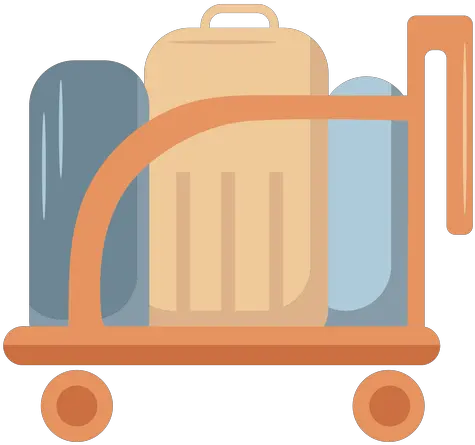  Luggage Trolley Flat Transparent Png U0026 Svg Vector File Clip Art Luggage Png