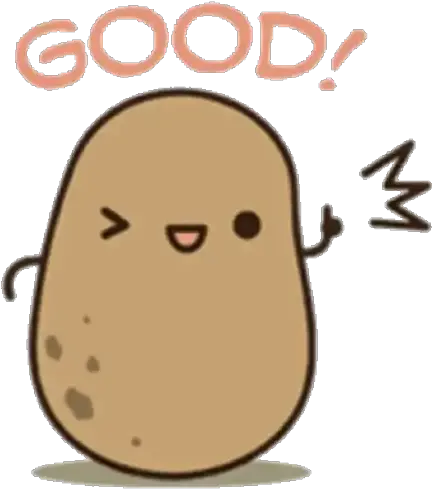  Kawaii Potato Png World Kawaii Potato Stickers Kawaii Potato Png