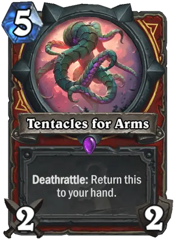  Tentacles For Arms Hearthstone Card Library Hearthstone Tentacles For Arms Hearthstone Png Tentacles Transparent