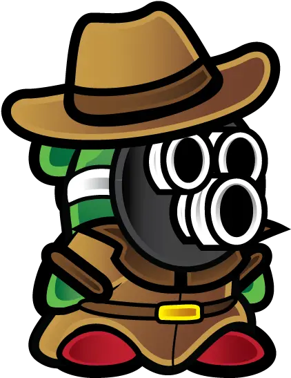  Clip Art Clip Art Library Cowboy Paper Mario Png Detective Hat Png