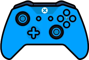  Blue Controller Gamer Xbox One Icon Cartoon Xbox Controller Png Game Controller Png