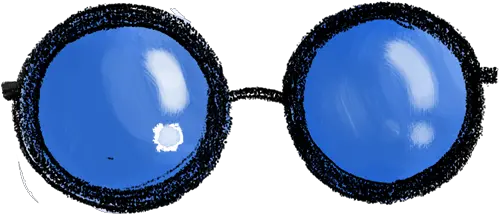  Blue Roundglasses U2013 Big Bear And Bird Shop Blue Round Glasses Png Round Sunglasses Png