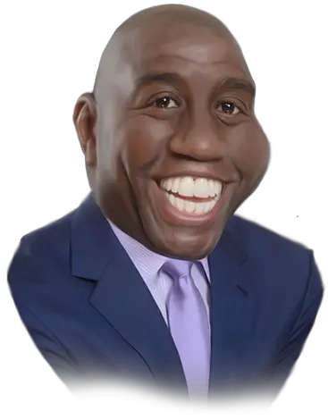  Download Hd Magic Johnson Suit Separate Png Magic Johnson Png