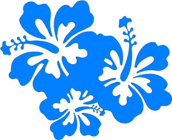  Download Blue Flower Clipart Hawaiian Hawaiian Flower Png Blue Hibiscus Clipart Hawaiian Flowers Png