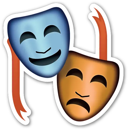  Emoji Sticker Pack Theatre Emoji Png Emoji Png Pack