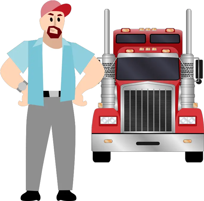  Truck Driver Shortage In Savannah Spiva Law Group Truck Vector Front View Png Truck Driver Icon