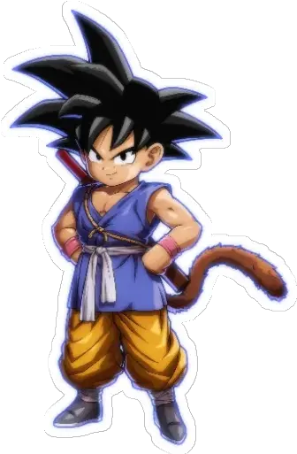  Dragon Ball Whatsapp Stickers Stickers Cloud Gt Goku Png Dragon Ball Transparent