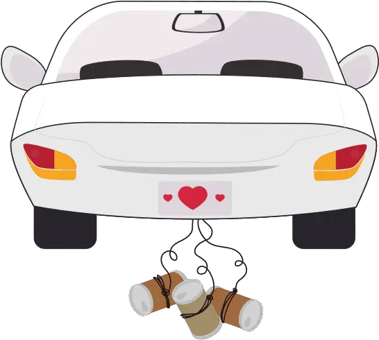  Just Married Car Icon Automotive Decal Png Just Married Icon