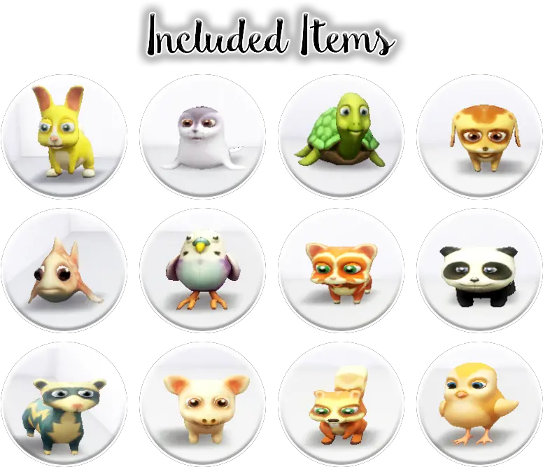  Miguel Creations Ts4 Plush Pets Sims 4 Cc Plush Png Sims 4 Cc Icon