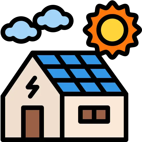  Solar House Icon Download A Vector Role Icon Png Color House Icon Vector Free Download