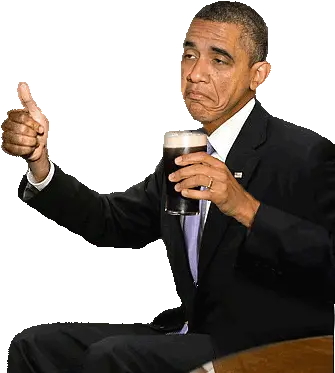  Flat Potus Drunken Barack Add Your Message Obama Transparent Png Obama Transparent