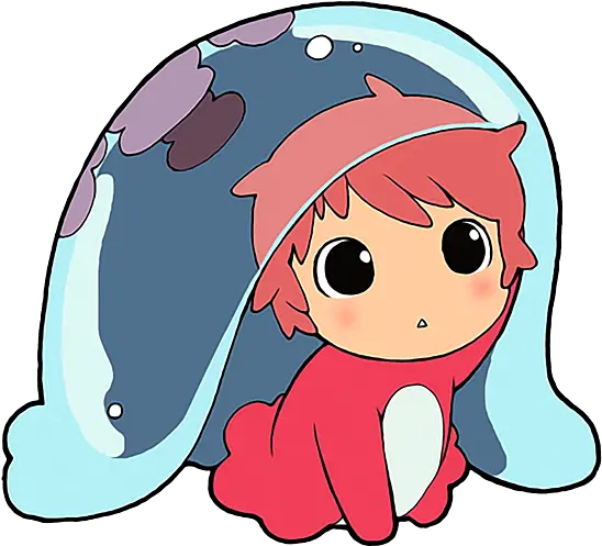  Ponyo Throw Pillow Cute Ponyo Fanart Png Cute Anime Icon