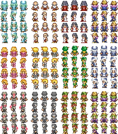  Antifareas Rpg Sprite Set 1 Enlarged Rpg Sprites Png Sprite Transparent Background