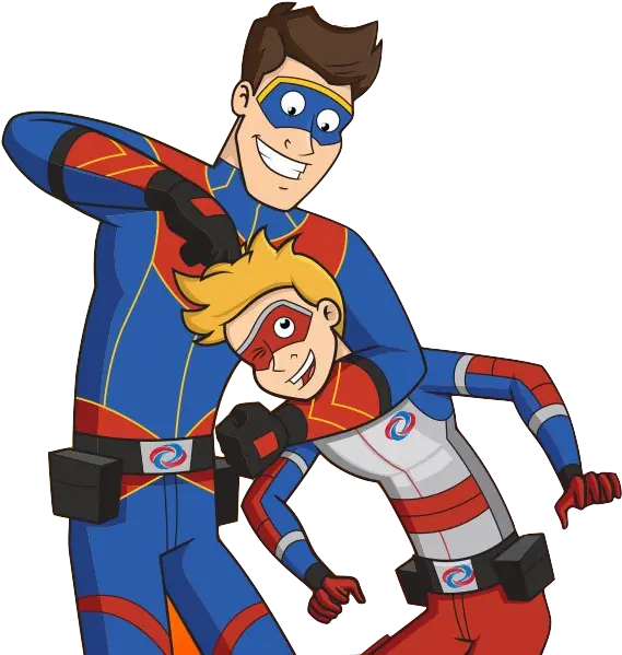  Download Hd Ray And Henry Cartoon Adventures Of Kid Danger Captain Man Png Cartoon Kid Png