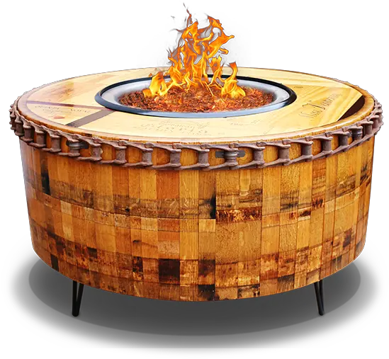  Download Vita Vino Wine Barrel Fire Pit Png Image With No Wood Barrel Style Fire Pit Fire Pit Png