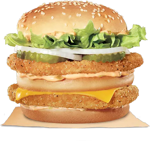  Download Hd 4 Big Mac Chicken Date Transparent Png Double King Chicken Burger King Big Mac Png