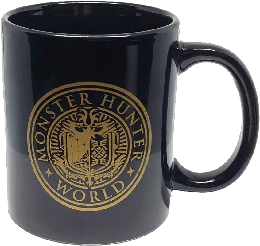  World Mug Beer Stein Png Monster Hunter World Logo Png