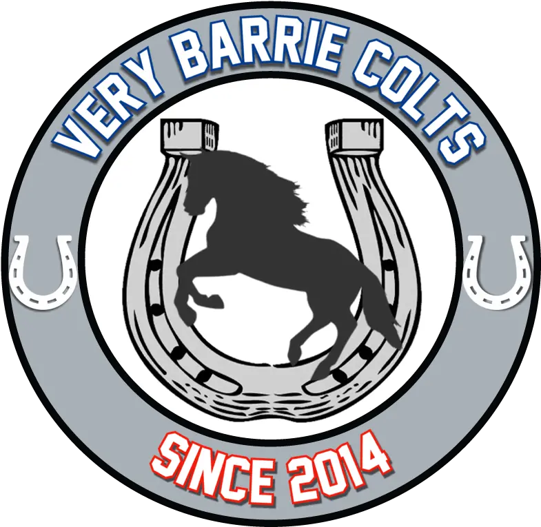  Barrie Colts Unveil 25th Anniversary Logo Ohl Very Horseshoe Clip Art Png 25th Anniversary Logo