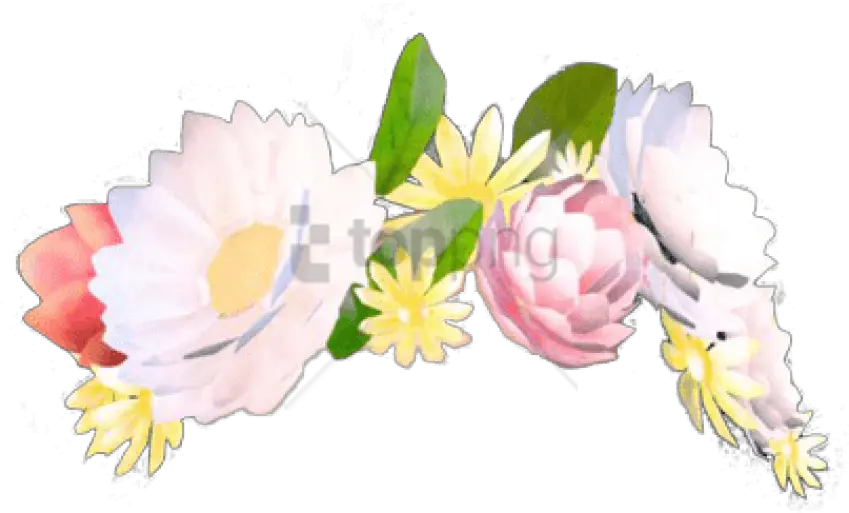  Download Free Png Emoji De Los Monitos Image With Corona De Flores Filtro De Snapchat Flower Emoji Png