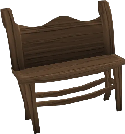  Mahogany Bench The Runescape Wiki Chair Png Bench Png