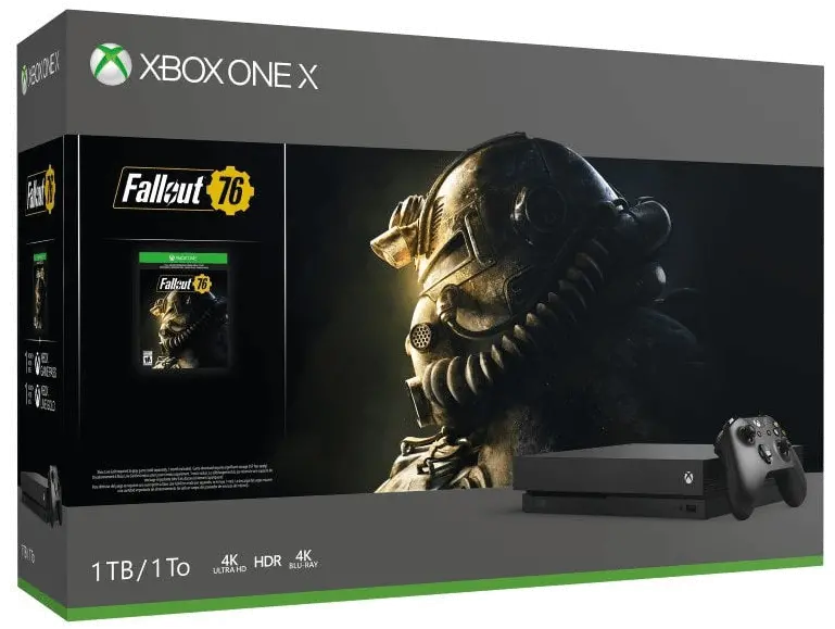  Xbox One X 1tb Fallout 76 Microsoft Xbox One X With Fallout 76 Png Fallout 76 Logo Transparent