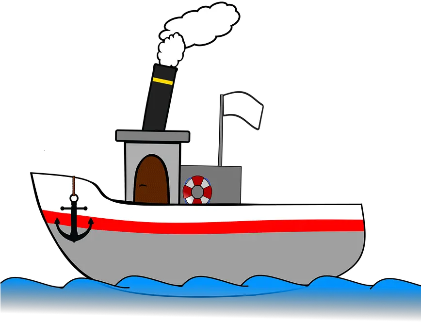  Clip Art Steamboat Steamship Boat Png Download 867720 Steam Boat Transparent Background Boat Clipart Png