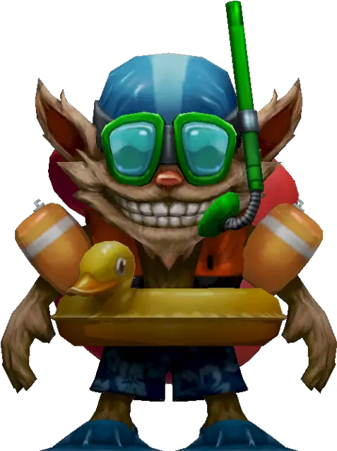  Pc Computer League Of Legends Ziggs Pool Party The Cartoon Png Pool Party Png