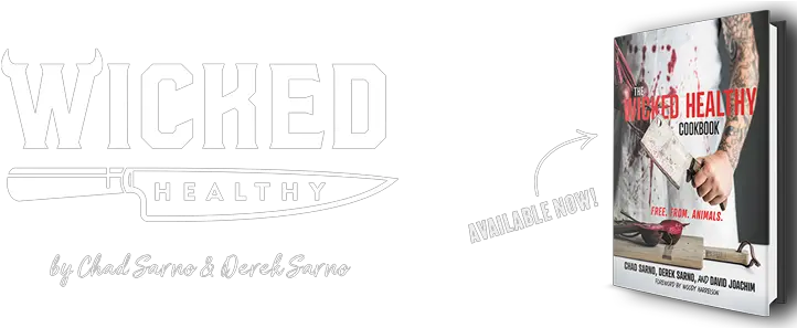  Wicked Healthy Vegan Recipes By Chefs Chad Sarno U0026 Derek Horizontal Png All Recipes Logo