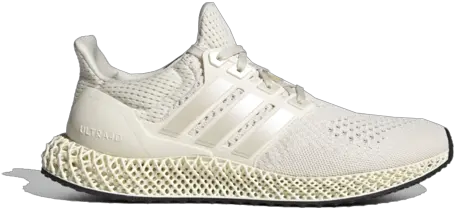  Adidas Ultra 4d Sneakers White On Garmentory Lace Up Png Adidas Boost Icon 2 White And Gold