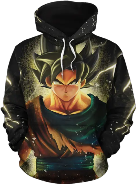  Dragon Ball Z The Remarkable Son Goku Black Pullover Hoodie Hoodie Png Goku Black Png