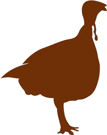  Transparent Png Svg Vector File Silueta De Pato Thanksgiving Turkey Png