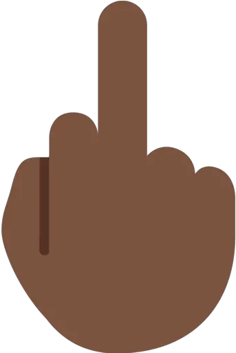  Middle Finger Emoji Transparent Png Black Middle Finger Emoji Finger Emoji Png