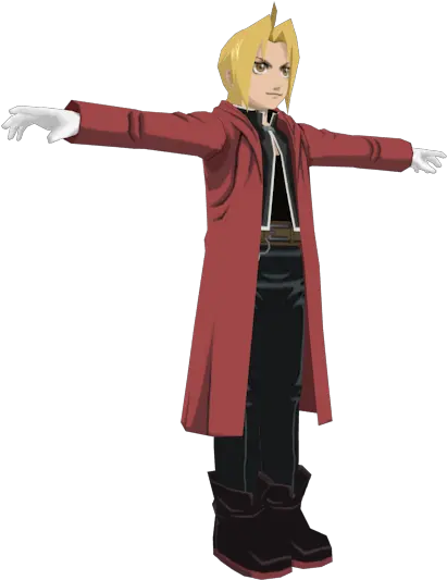  Playstation 2 T Pose Png Edward Elric Png