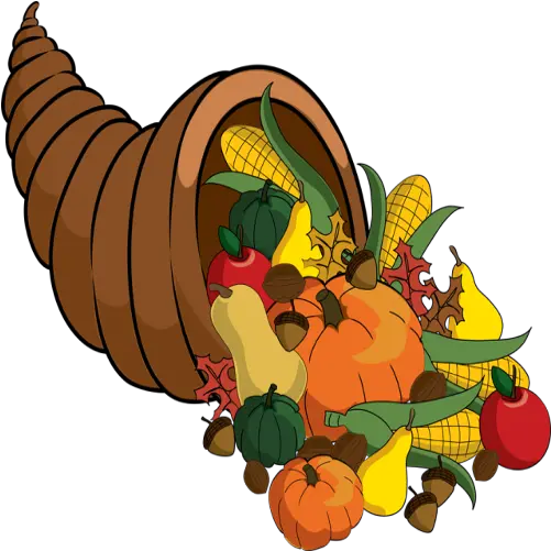  Download Thanksgiving Dinner And Bingo Thanksgiving Cornucopia Clipart Transparent Png Thanksgiving Clipart Transparent