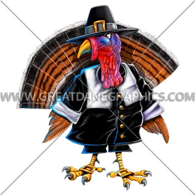  Male Turkey Pilgrim Production Ready Artwork For T Shirt Cartoon Png Pilgrim Png