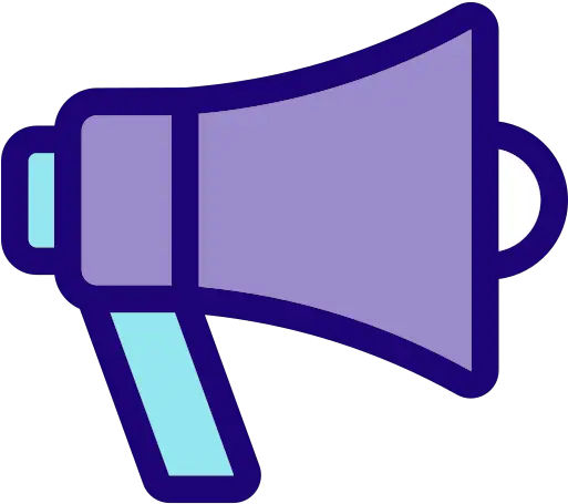  Megaphone Free Marketing Icons Megaphone Icon Png Transparent Purple Purple Facebook Icon