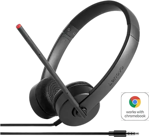  Lenovo Essential Stereo Analog Headset Us Lenovo 100 Usb Stereo Headset Png Why Is There A Headset Icon On My Phone