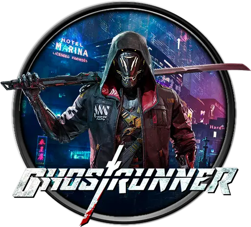  Ghostrunner Game Folder Icon Designbust Ghostrunner Icon Png Game Folder Icon