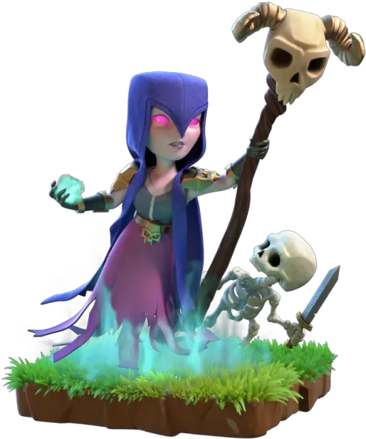  Witch Coc Png 1 Image Clash Royale Witch Witch Transparent Background