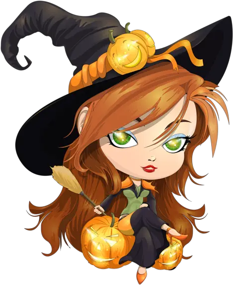  Download Free Png Background Witchtransparent Dlpngcom Cute Witch Clipart Witch Transparent Background