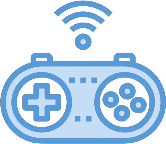  Itim2101 U2013 Canva Internet Modem Icon Blue Png Windows Gamepad Folder Icon